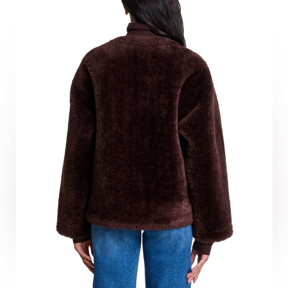NWT) Maje Short faux fur coat ㅣ size 38 - Picture 10 of 13